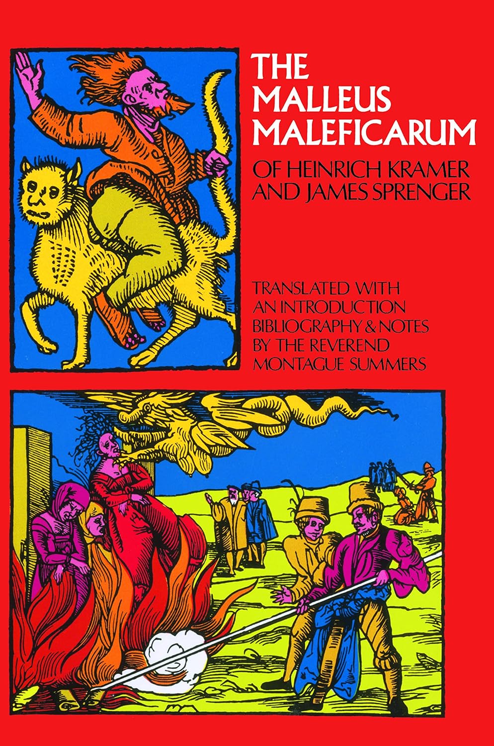 Portada del libro «The Malleus Maleficarum», de Heinrich Kramer & James Sprenger