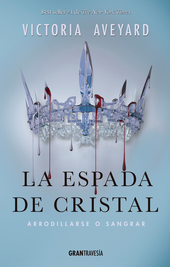 Portada del libro «La Espada de Cristal», de Victoria Aveyard