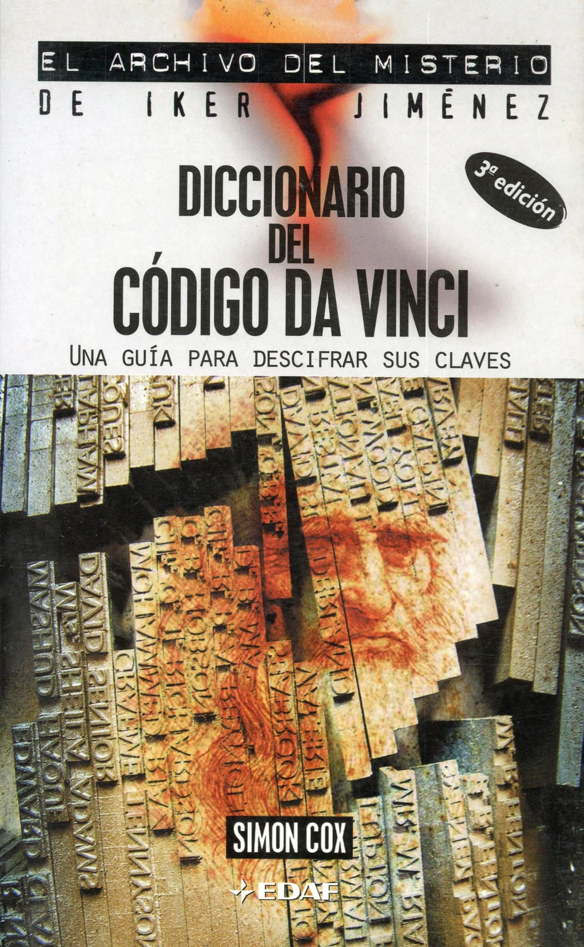 Portada del libro «Diccionario del Código da Vinci», de Simon Cox