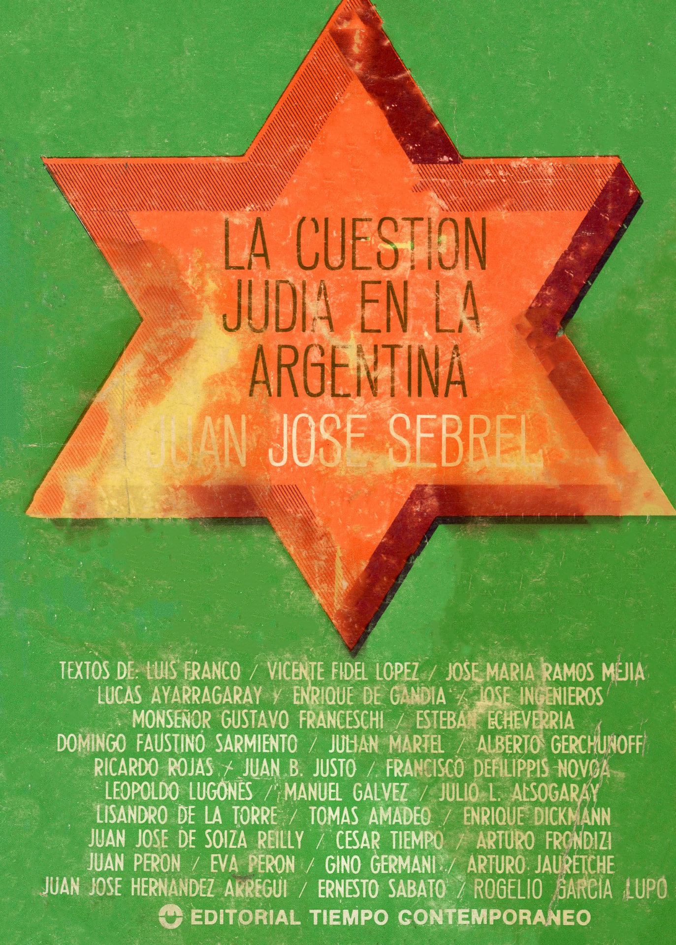 Portada del libro «La Cuestión Judía en la Argentina», de Juan José Sebreli
