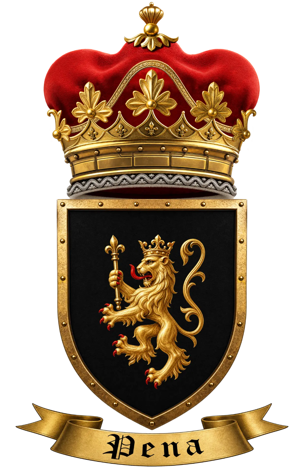 Escudo de armas de la familia Pena